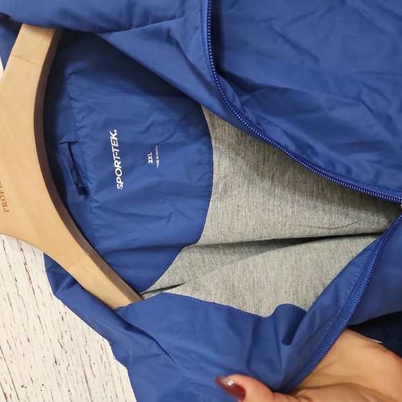 NWOT SPORT-TEK 1/2-ZIP WIND SHIRT SIZE 2XL - Picture 9 of 14